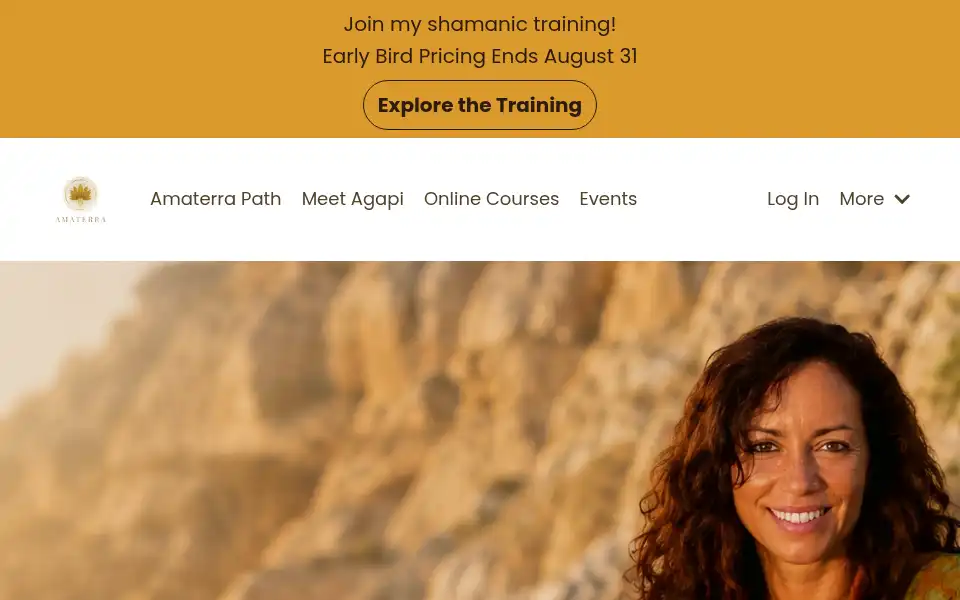 Screenshot of agapiapostolopoulou.com