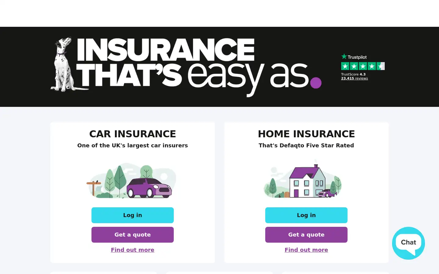Screenshot of ageas.co.uk