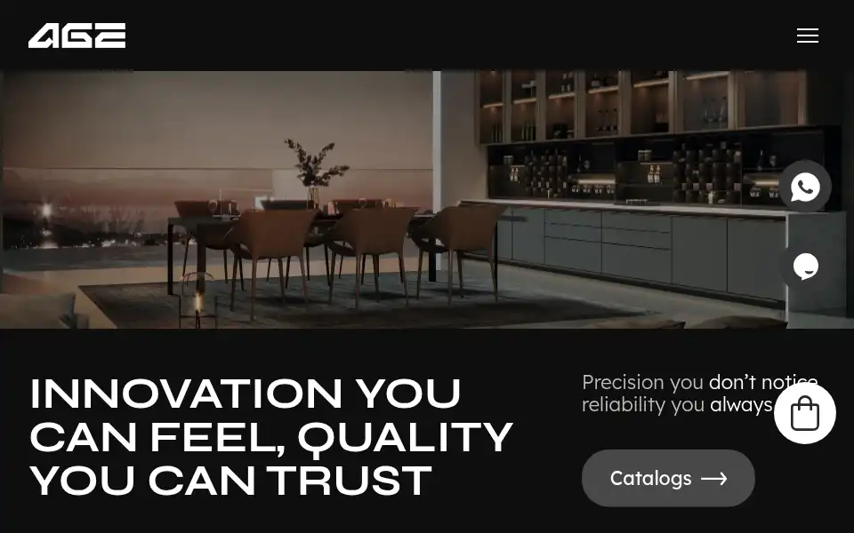 Screenshot of agekitchen.co.uk