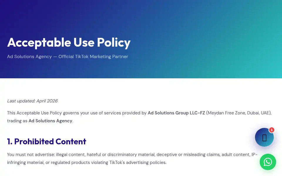 Screenshot of agencyadsolutions.com