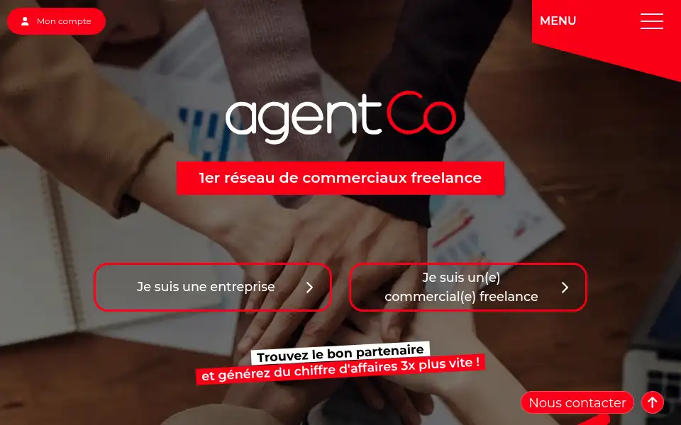 Screenshot of agentco.fr