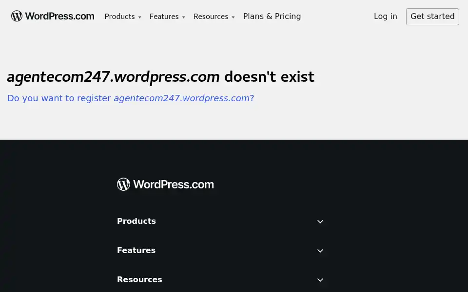 Screenshot of agentecom247.co.uk
