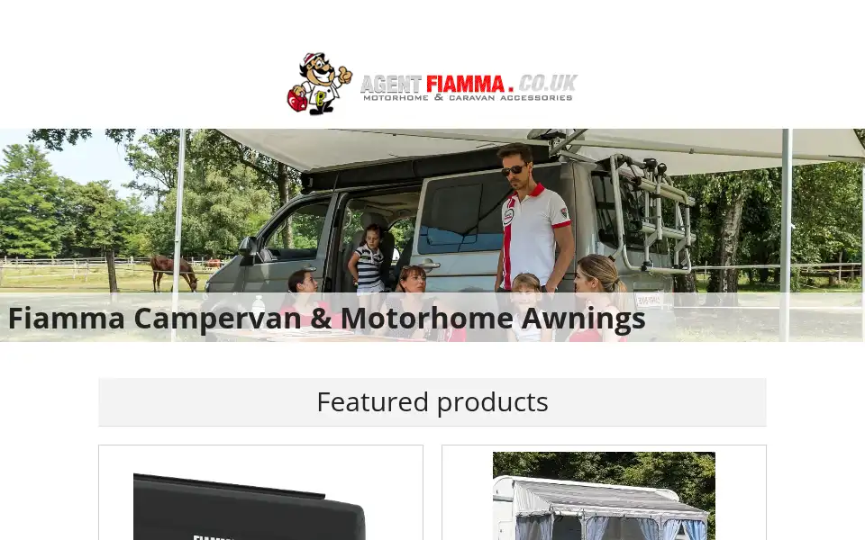 Screenshot of agentfiamma.co.uk