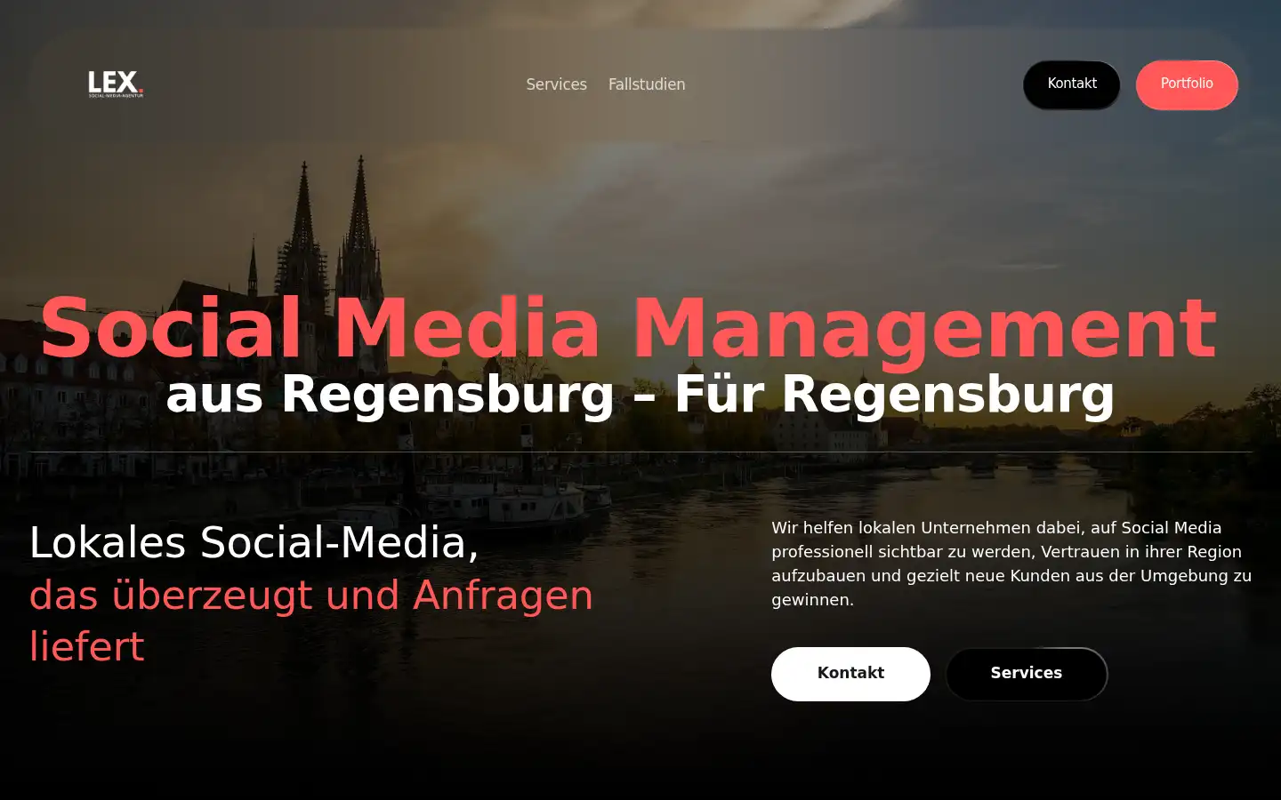 Screenshot of agentur-lex.de