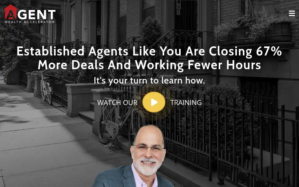 Screenshot of agentwealthaccelerator.com