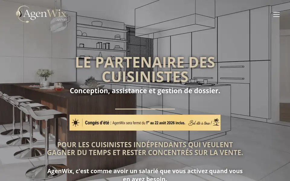 Screenshot of agenwix.com