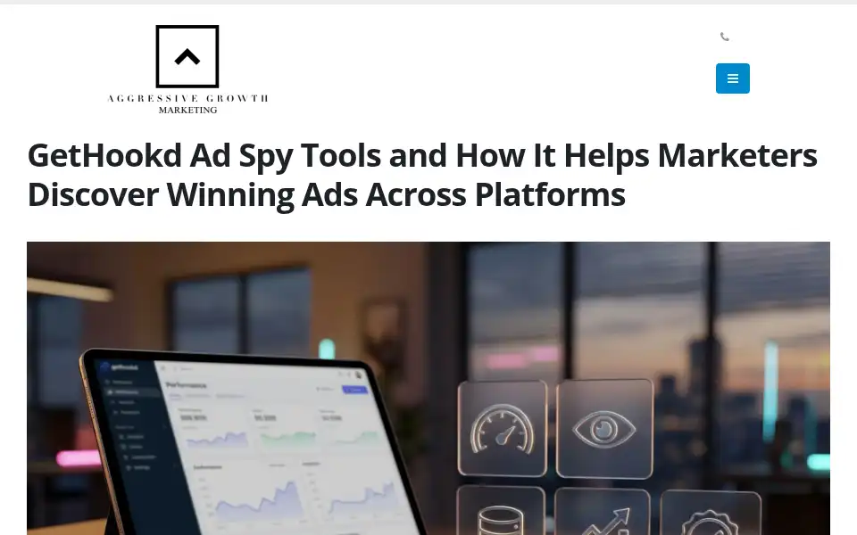 Screenshot of aggressivegrowthmarketing.com