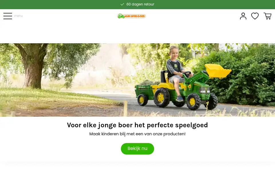 Screenshot of agrispeelgoed.nl