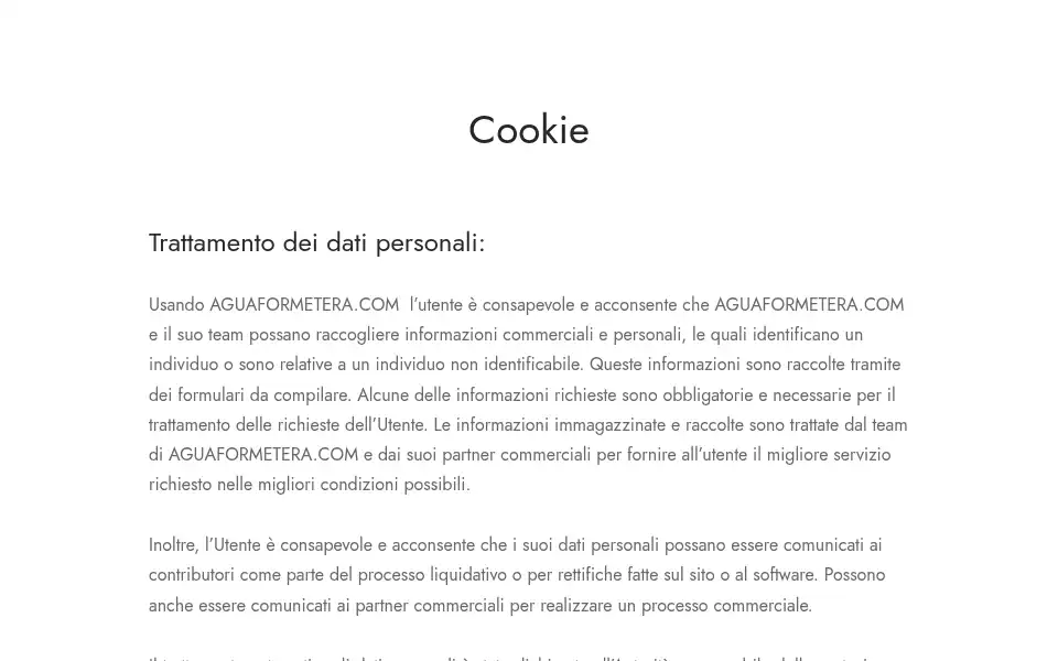 Screenshot of aguaformentera.com