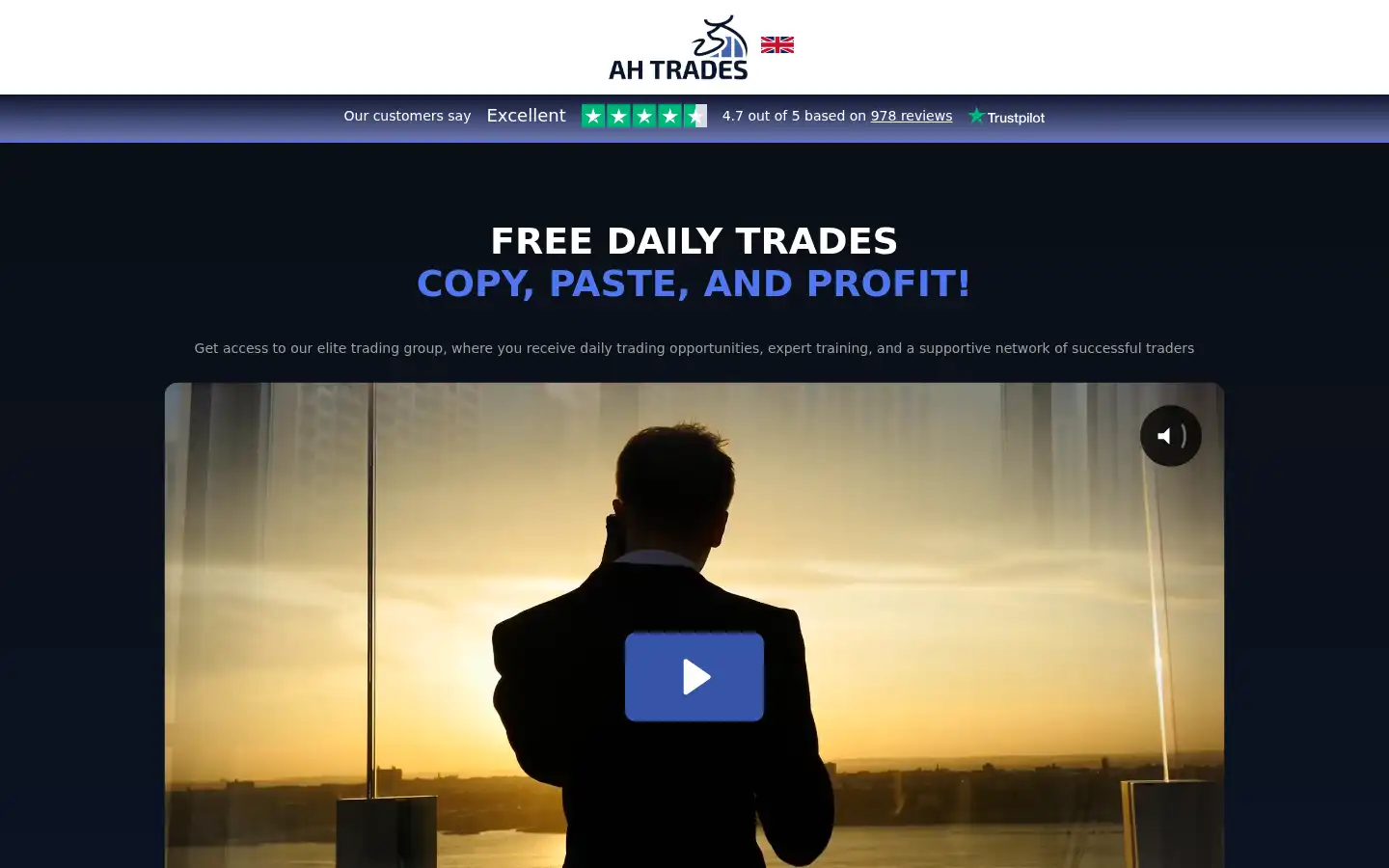 Screenshot of ah-trades.com