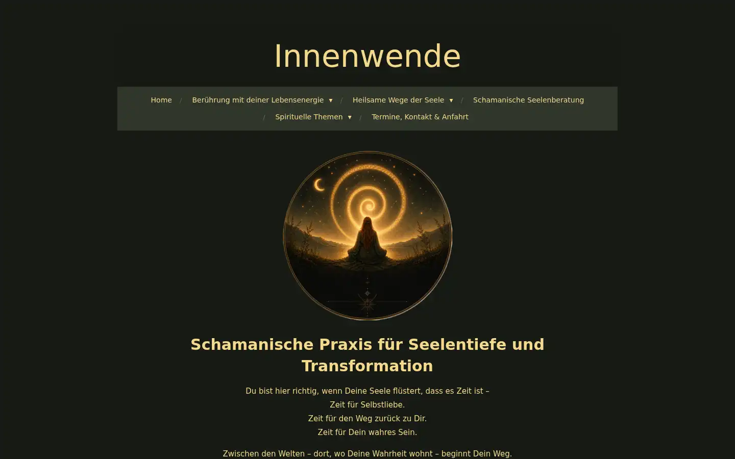Screenshot of aham-prema.de