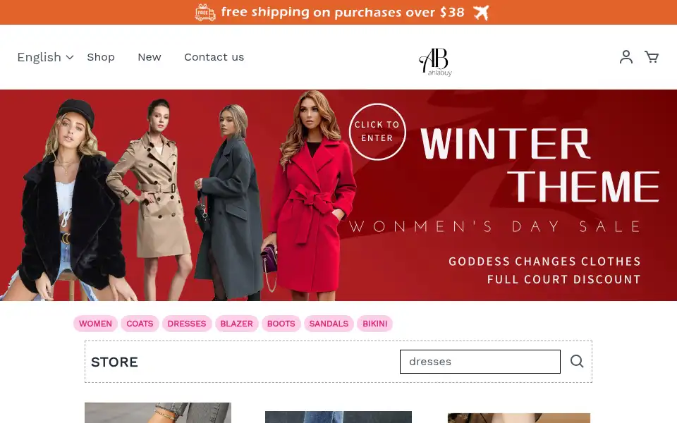 Screenshot of ahlabuy.com
