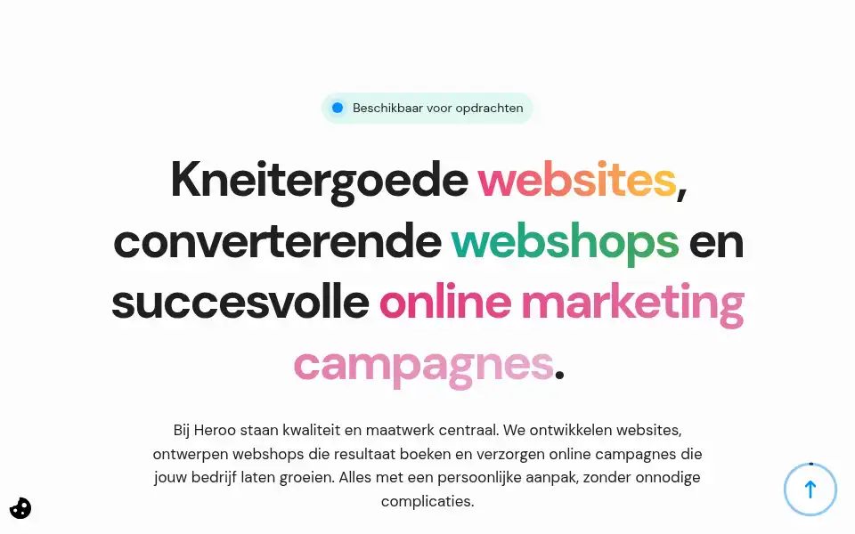 Screenshot of ahmarketingacademie.nl