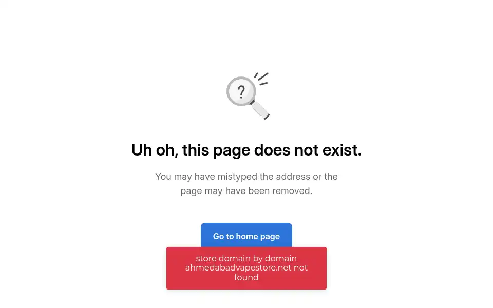 Screenshot of ahmedabadvapestore.net