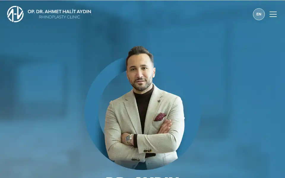 Screenshot of ahmethalitaydin.com