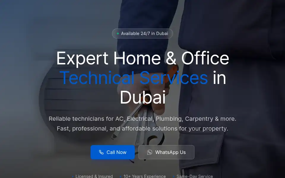 Screenshot of ahmtechnicalservice.com