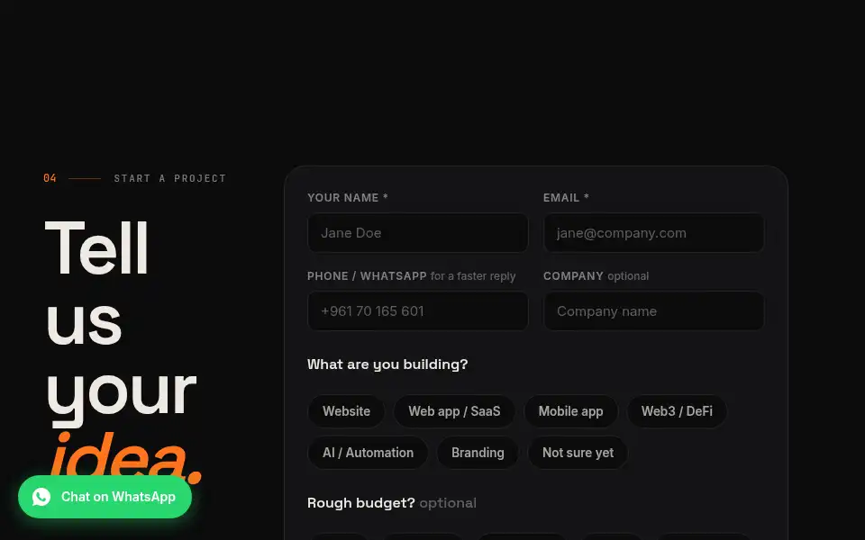 Screenshot of ahos.xyz