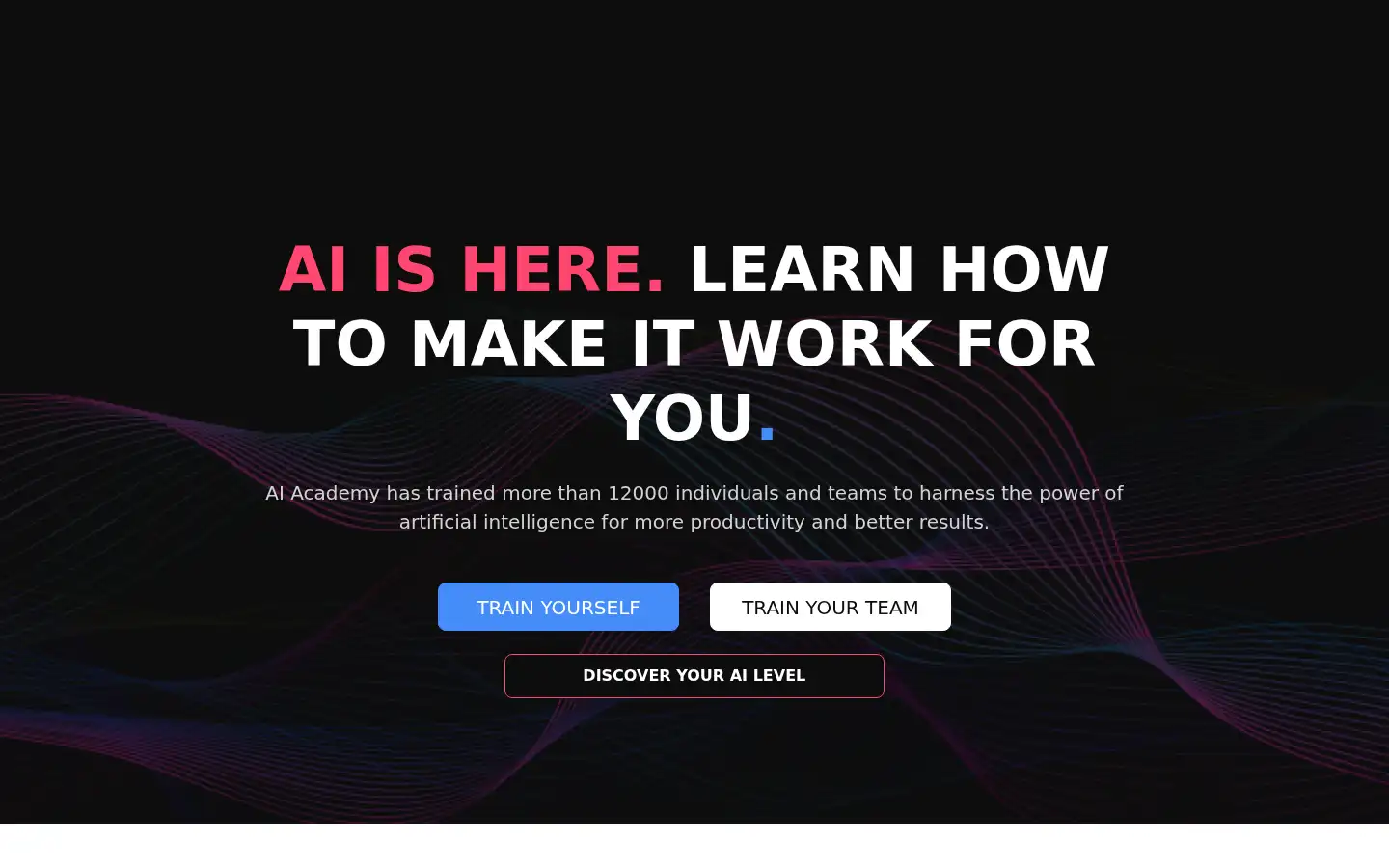 Screenshot of ai-academy.com