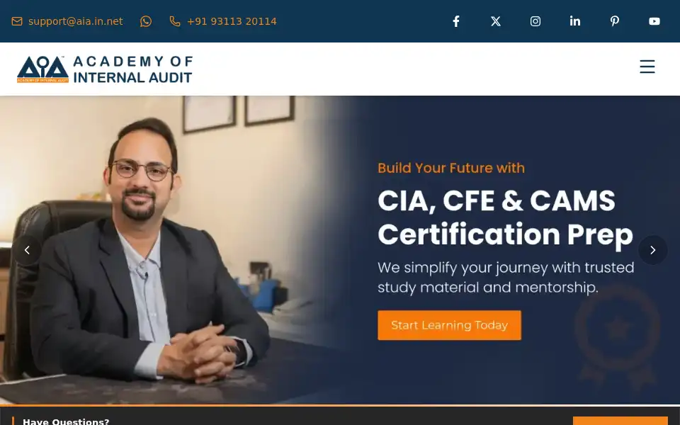 Screenshot of aia.in.net