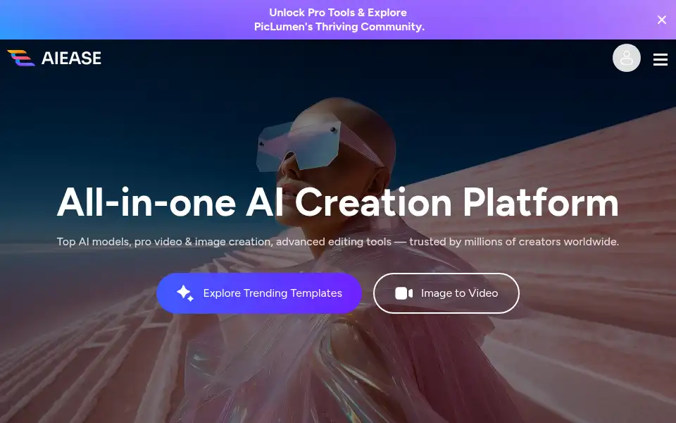 Screenshot of aiease.ai
