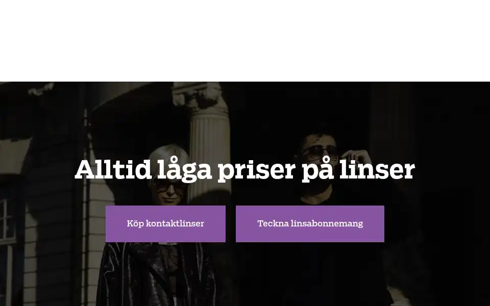 Screenshot of aieyewear.se