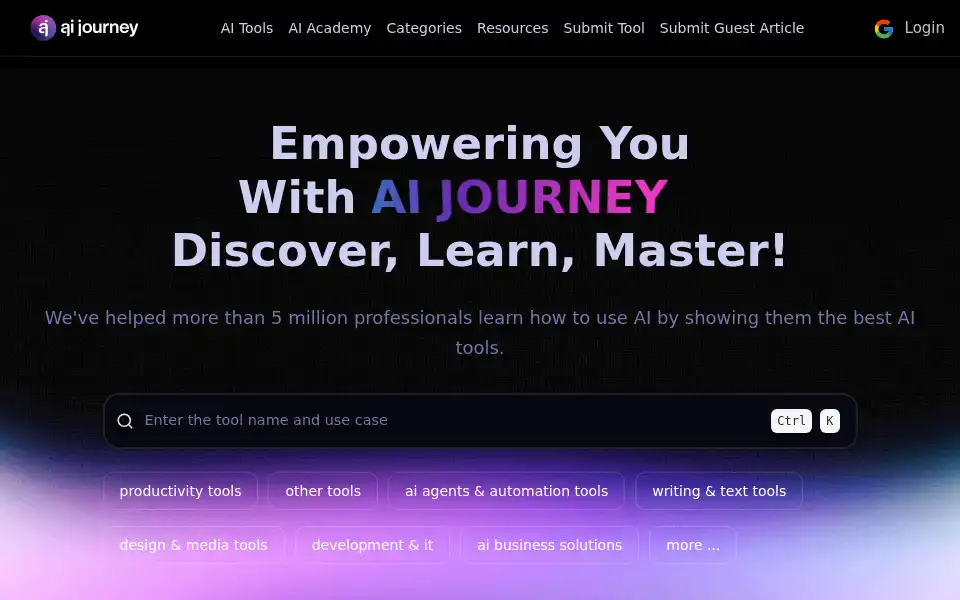 Screenshot of aijourney.so