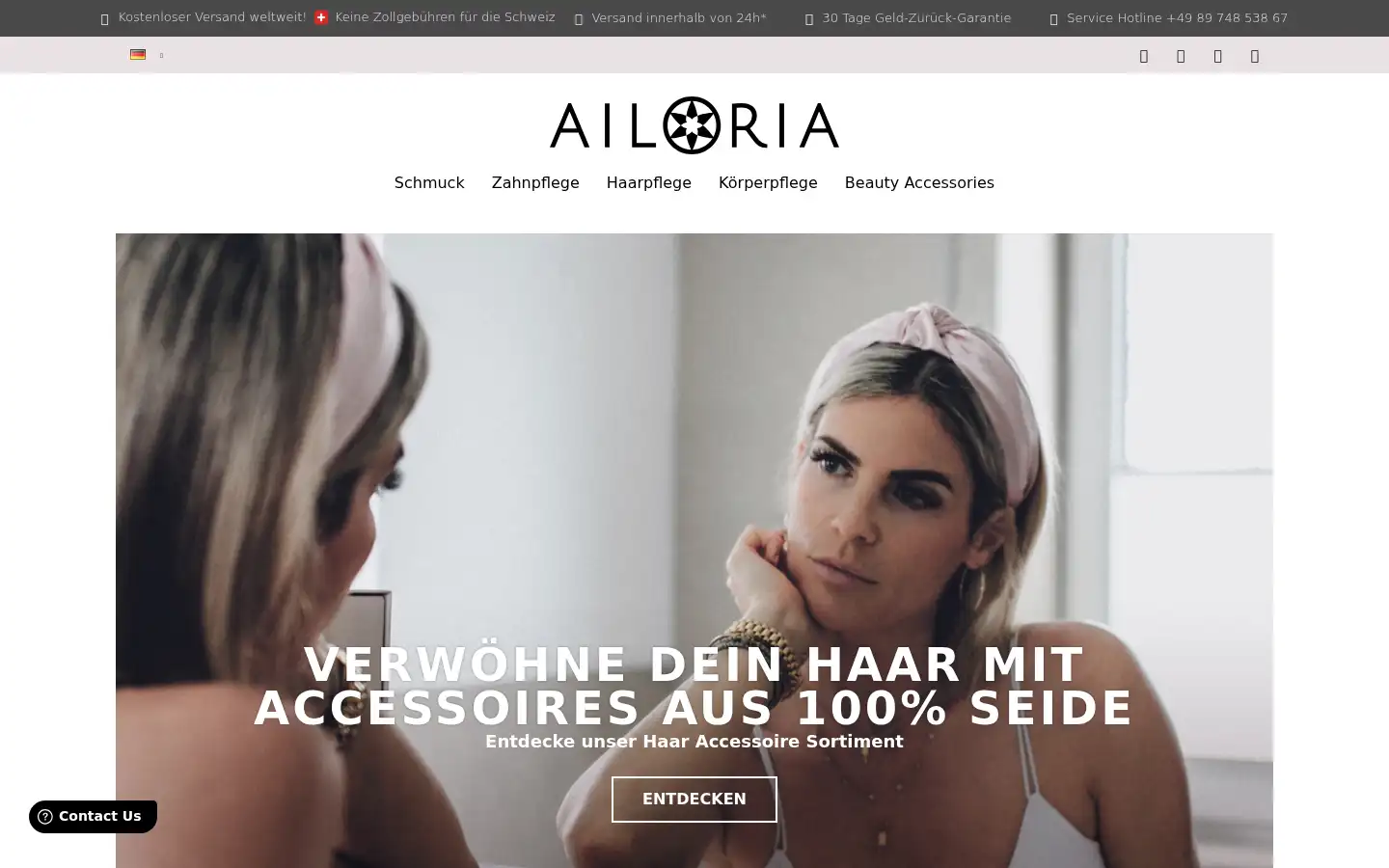 Screenshot of ailoria.de