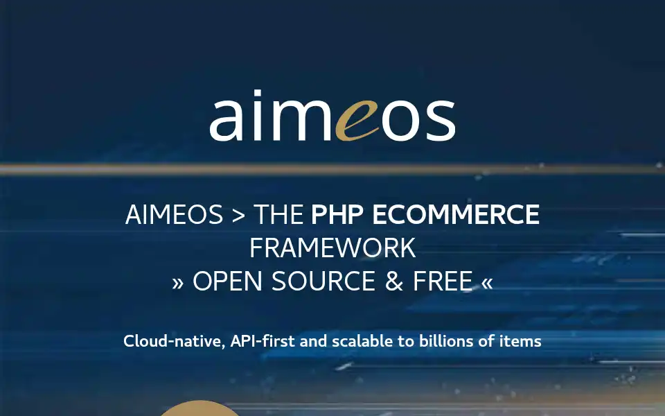Screenshot of aimeos.org