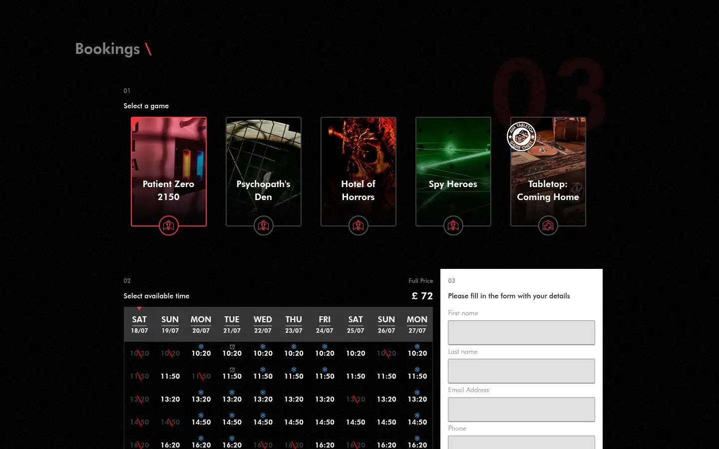 Screenshot of aimescape.com