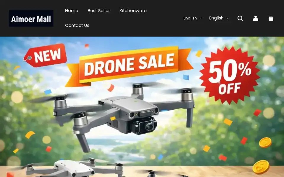 Screenshot of aimoermall.com
