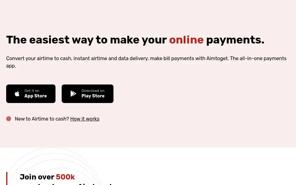 Screenshot of aimtoget.com