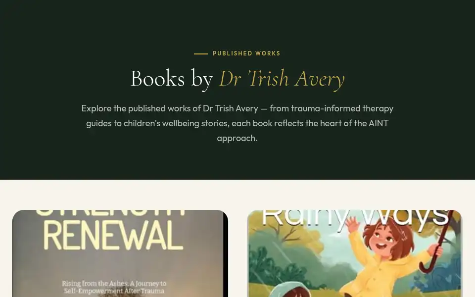 Screenshot of aintfoundationcic.co.uk