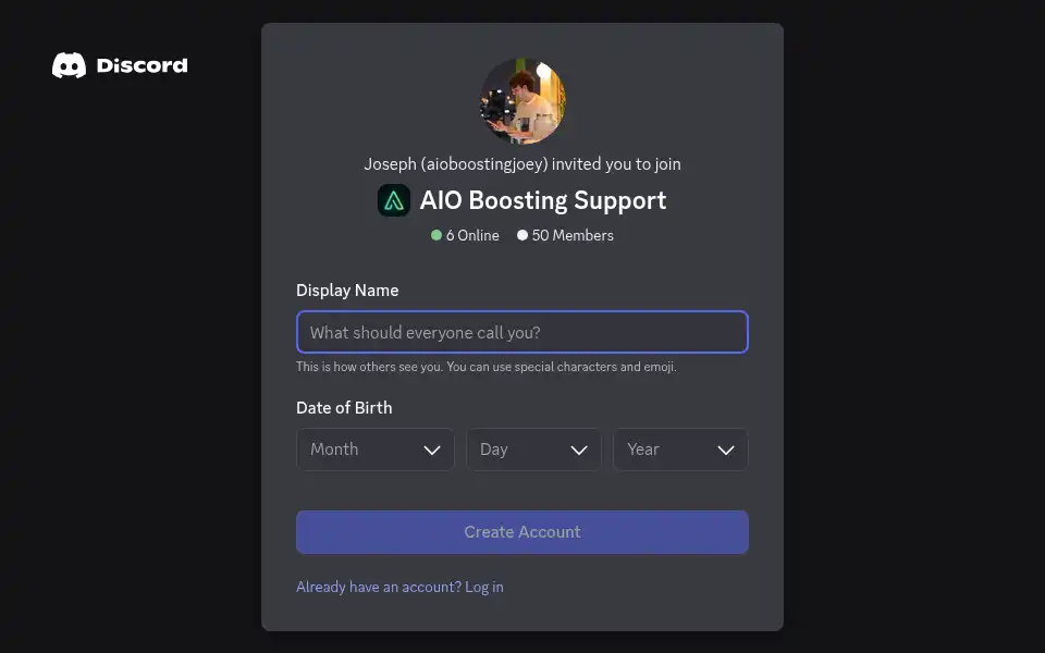 Screenshot of aioboosting.com