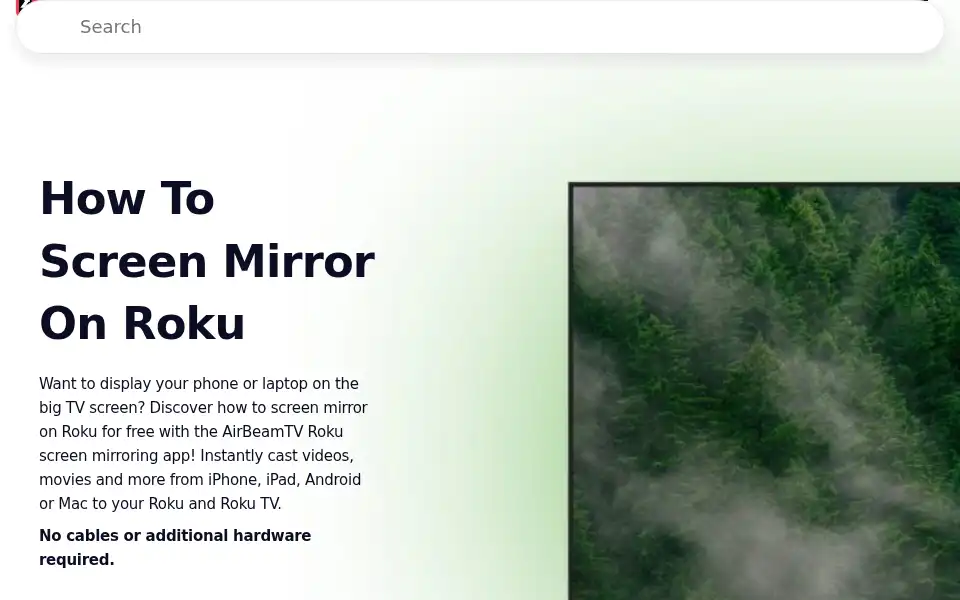 Screenshot of airbeam.tv