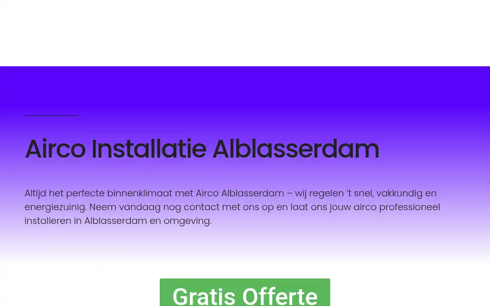 Screenshot of aircoalblasserdam.com