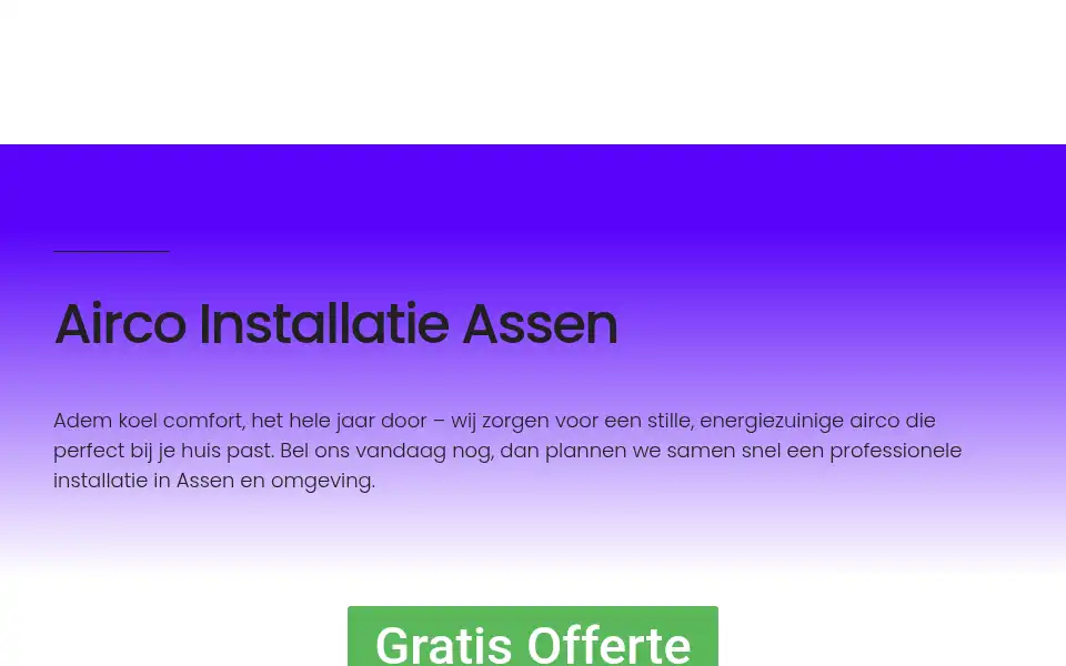 Screenshot of aircoassen.com