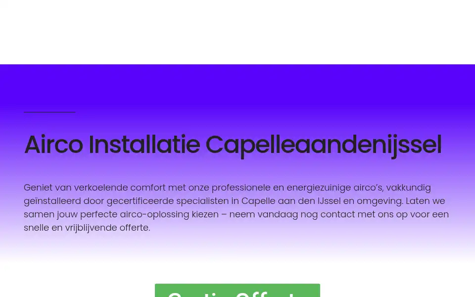 Screenshot of aircocapelleaandenijssel.com