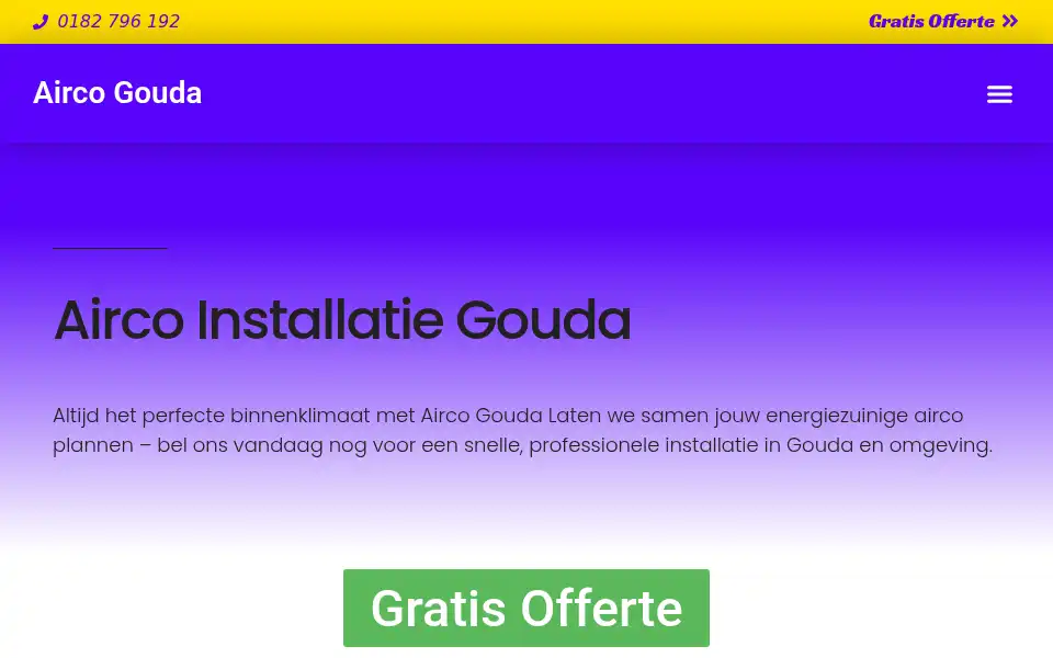 Screenshot of aircogouda.com