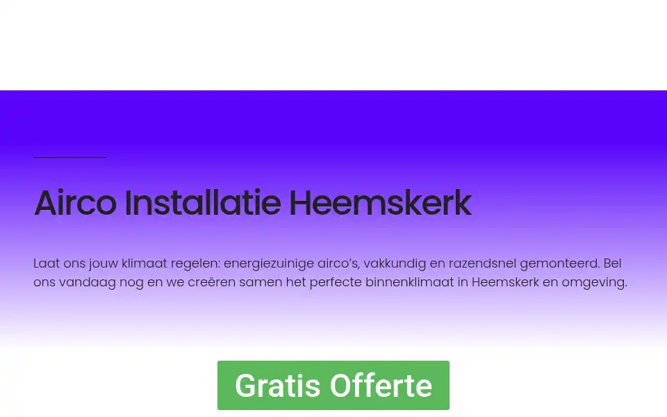 Screenshot of aircoheemskerk.com