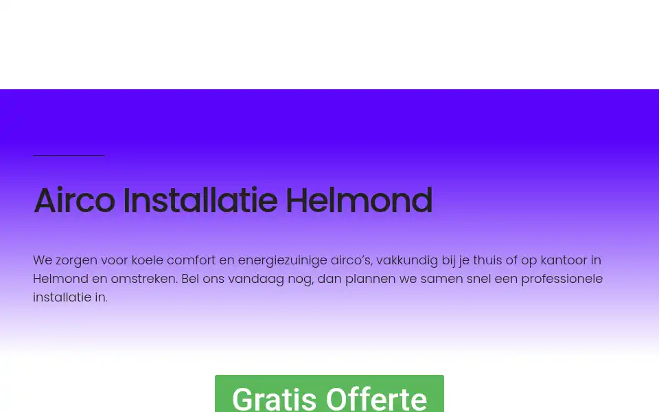 Screenshot of aircohelmond.net