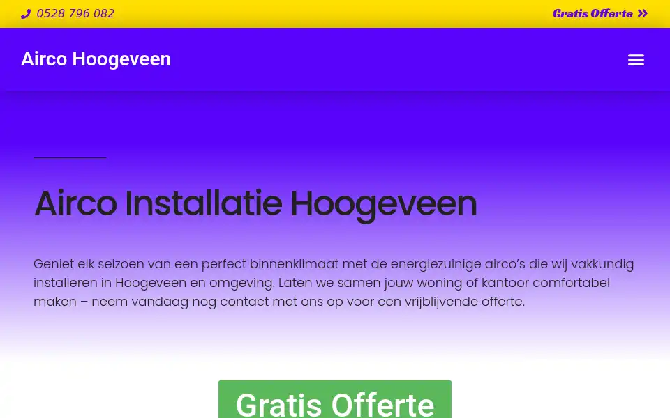 Screenshot of aircohoogeveen.com