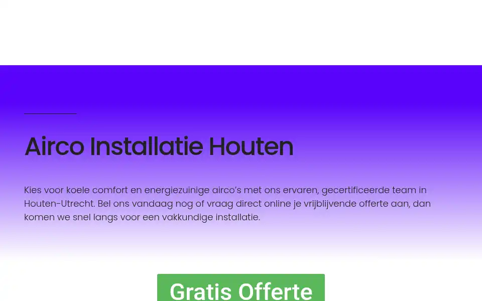 Screenshot of aircohouten.com
