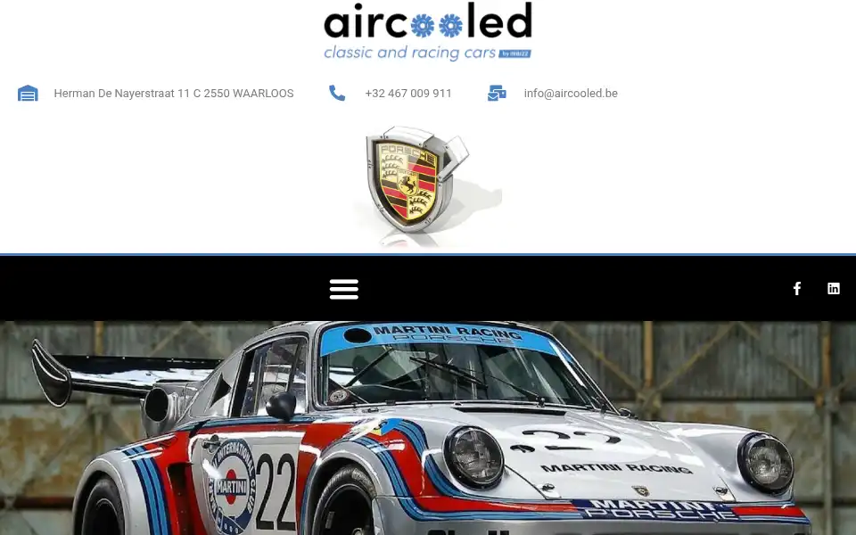 Screenshot of aircooled.be