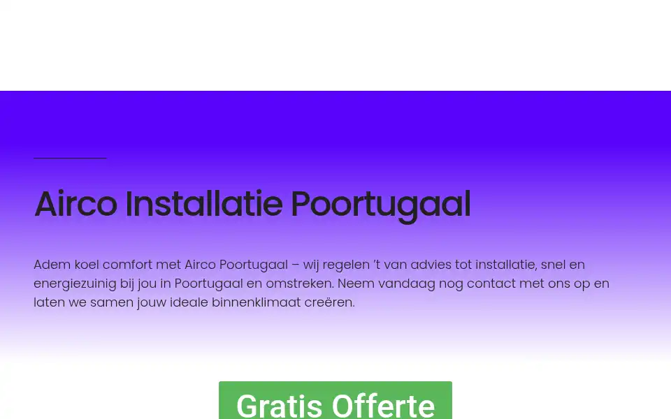 Screenshot of aircopoortugaal.com