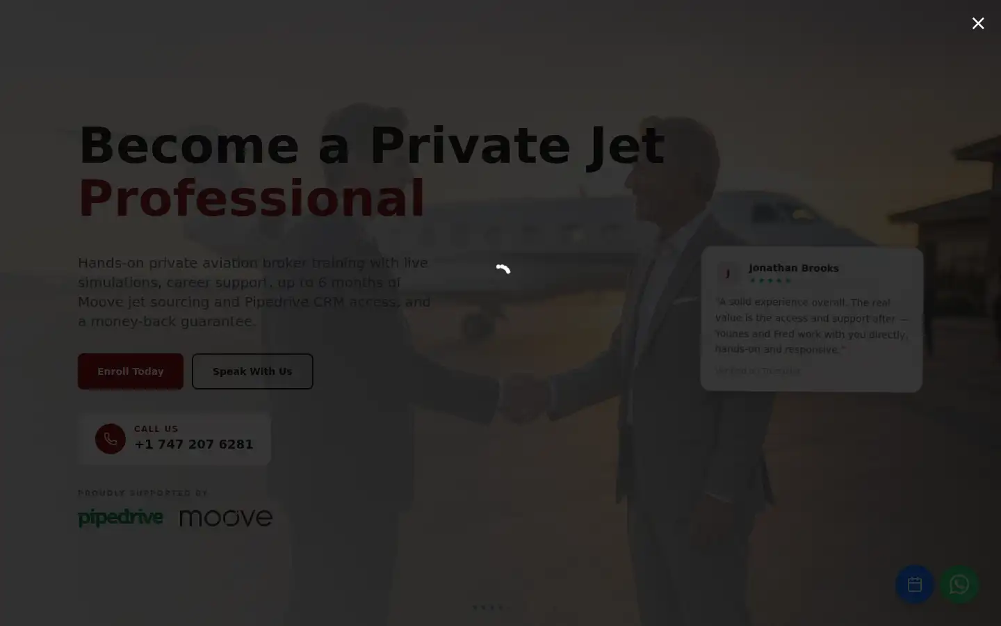 Screenshot of aircraftbrokerprogram.com