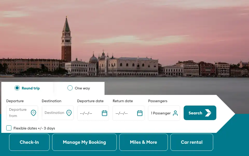 Screenshot of airdolomiti.eu