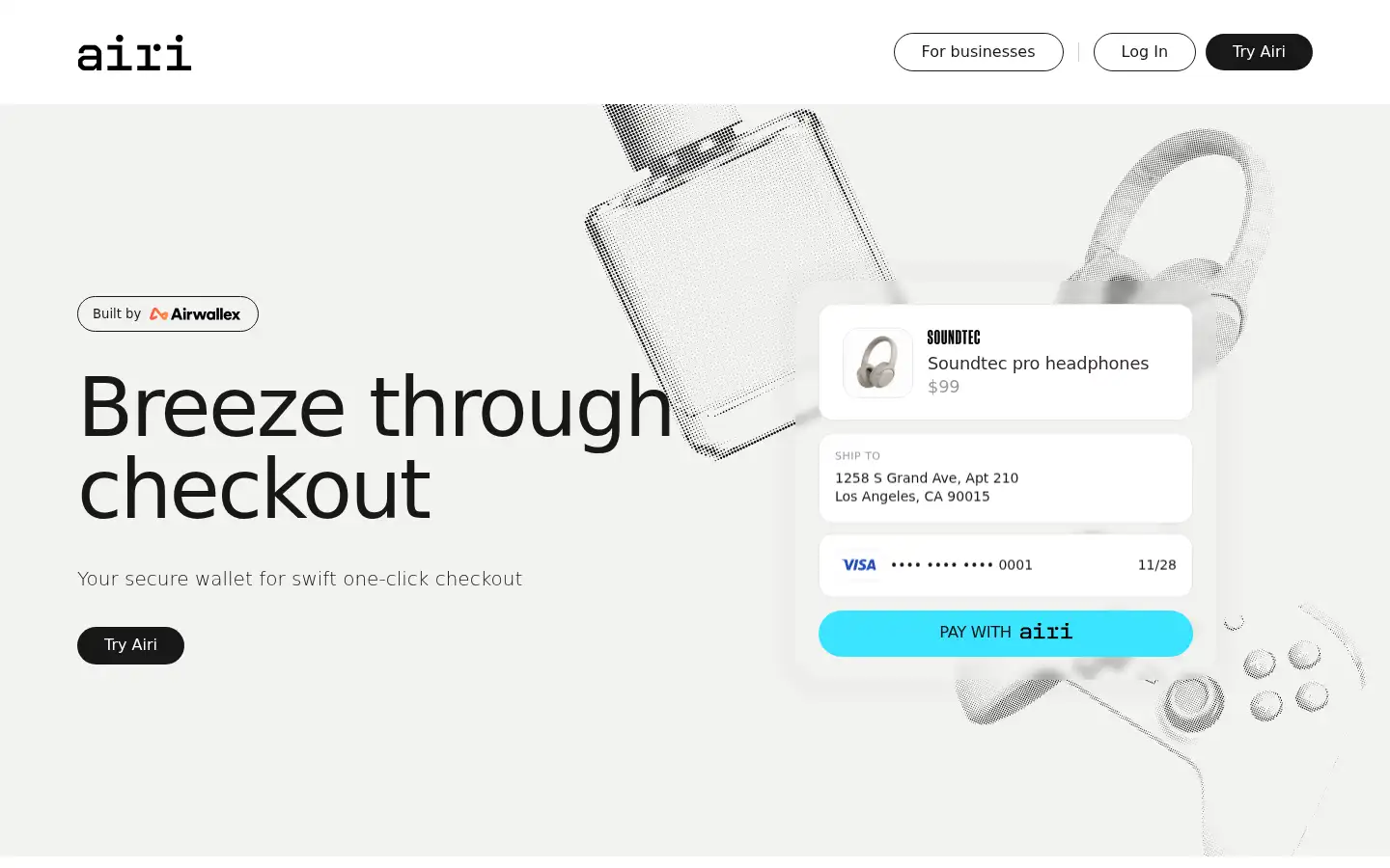 Screenshot of airi.com