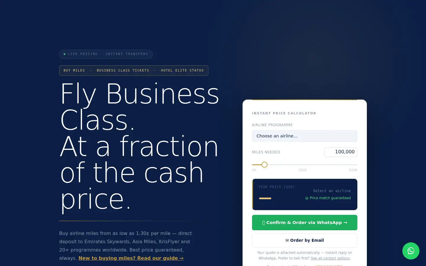 Screenshot of airmiles.hk