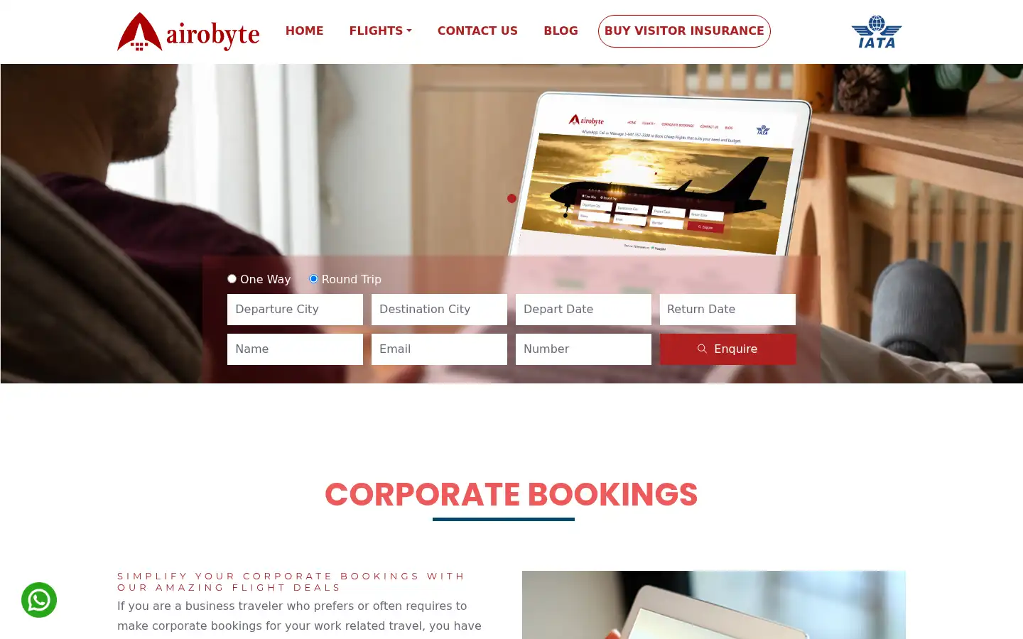 Screenshot of airobyte.com
