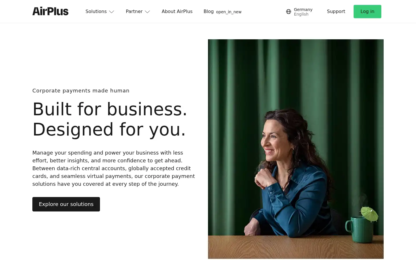 Screenshot of airplus.com